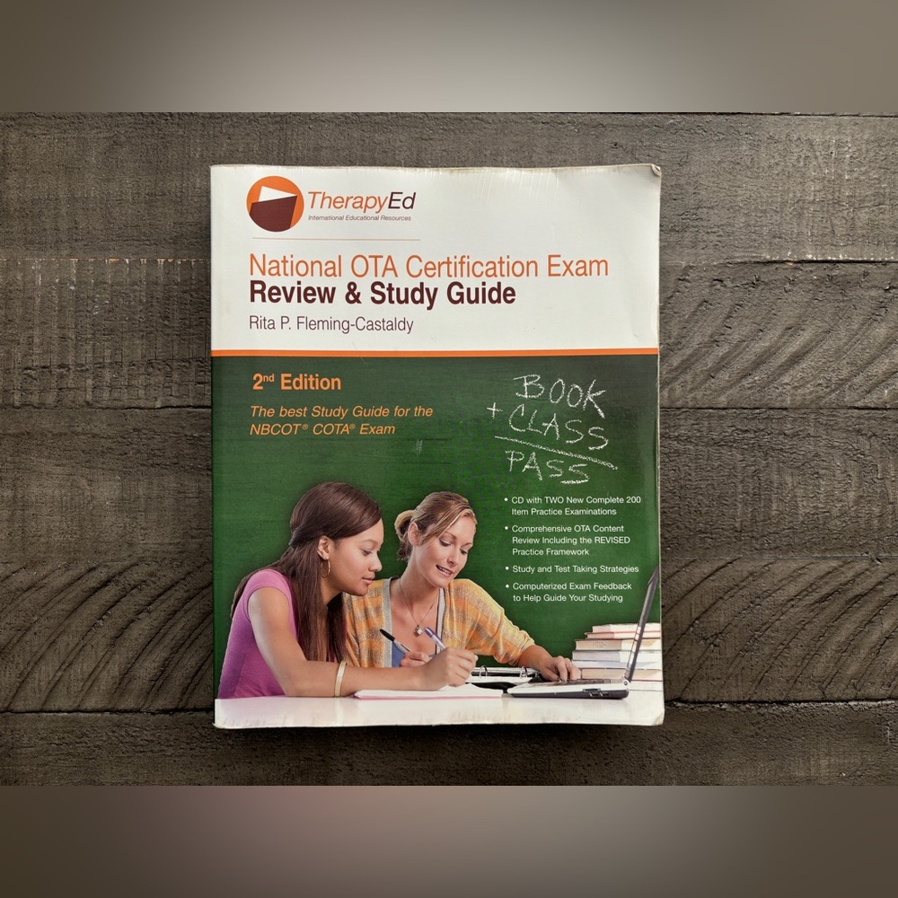 TherapyED National OTA Certification Exam Review and Study Guide Book